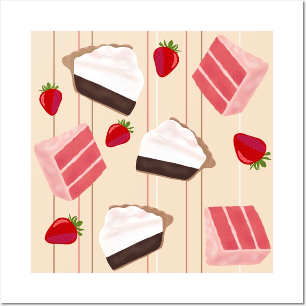 Sweets Wall Art by crookedlittlestudio